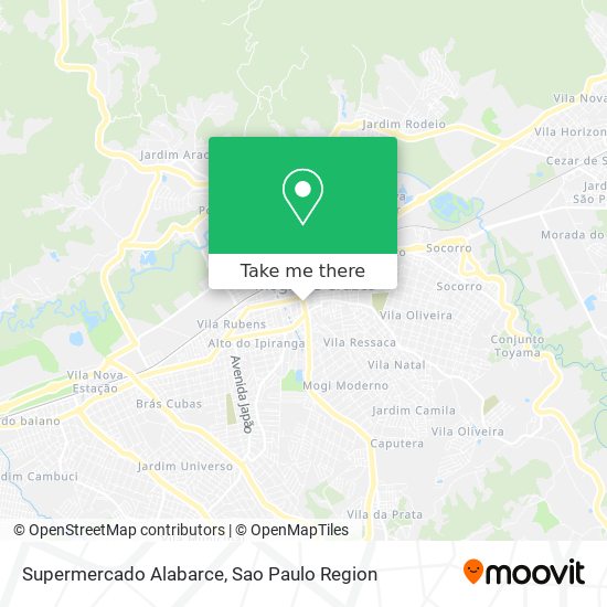 Supermercado Alabarce map