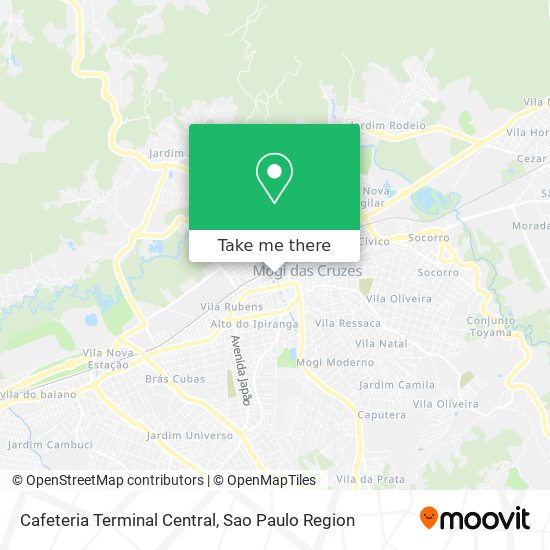 Cafeteria Terminal Central map