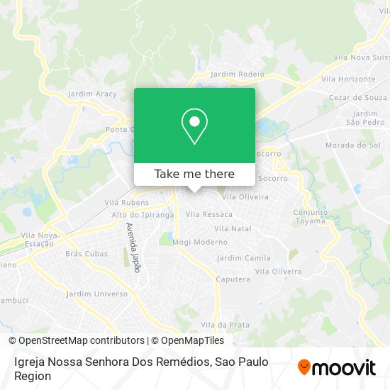 Igreja Nossa Senhora Dos Remédios map