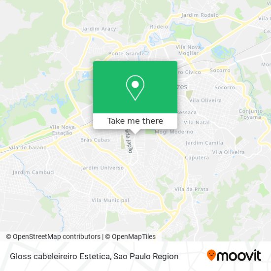 Gloss cabeleireiro Estetica map