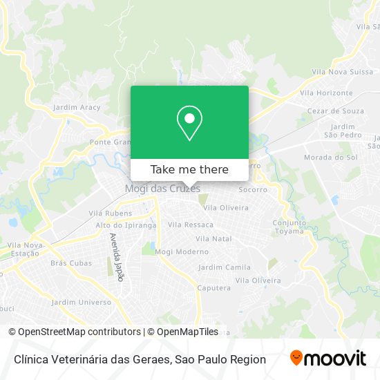Clínica Veterinária das Geraes map