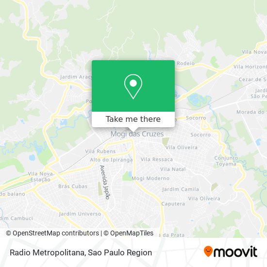 Radio Metropolitana map