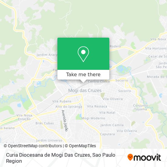 Curia Diocesana de Mogi Das Cruzes map