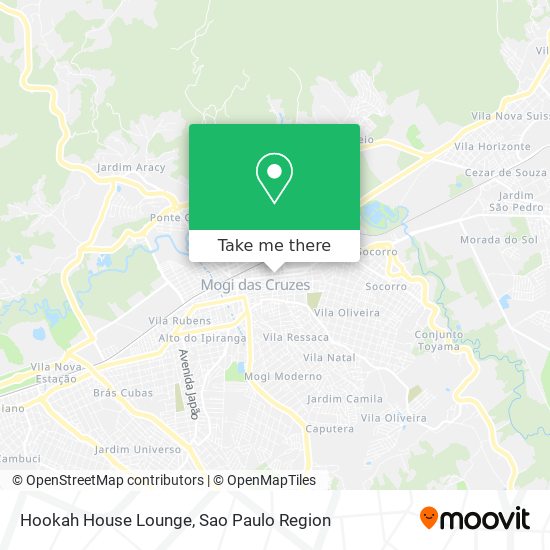 Hookah House Lounge map