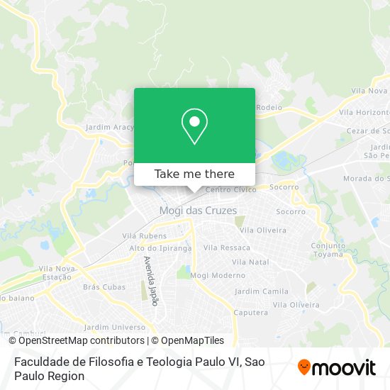 Faculdade de Filosofia e Teologia Paulo VI map