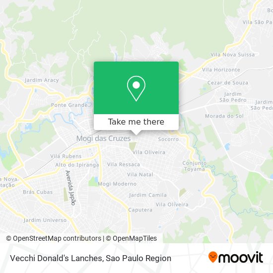 Vecchi Donald's Lanches map
