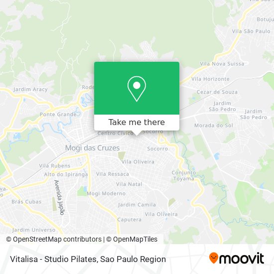 Mapa Vitalisa - Studio Pilates