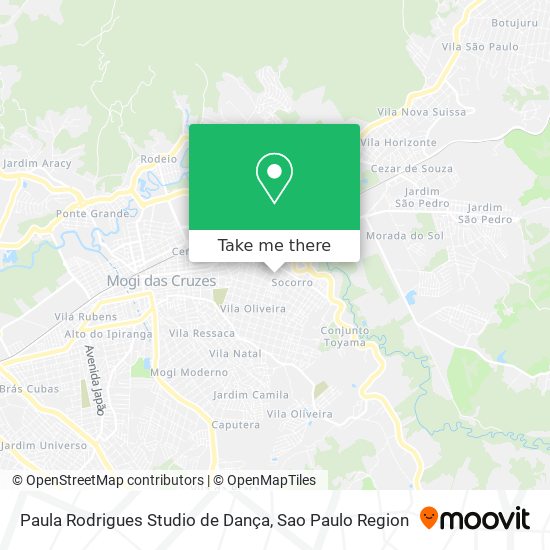 Paula Rodrigues Studio de Dança map