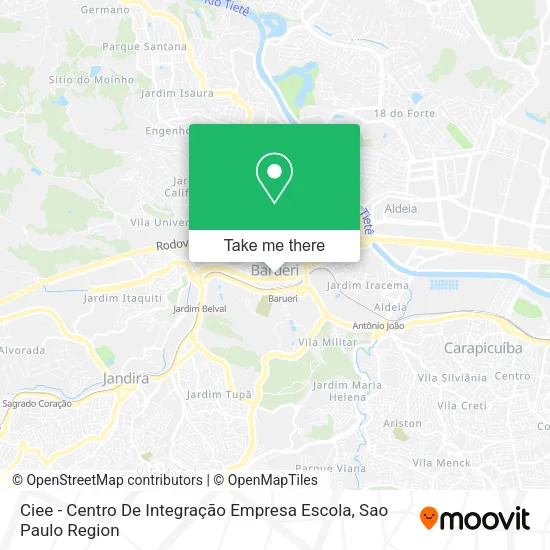 Ciee - Centro De Integração Empresa Escola map