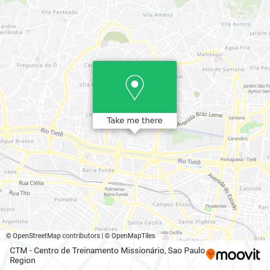 CTM - Centro de Treinamento Missionário map