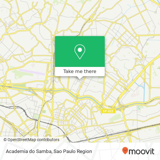 Academia do Samba map