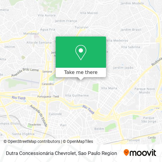 Dutra Concessionária Chevrolet map