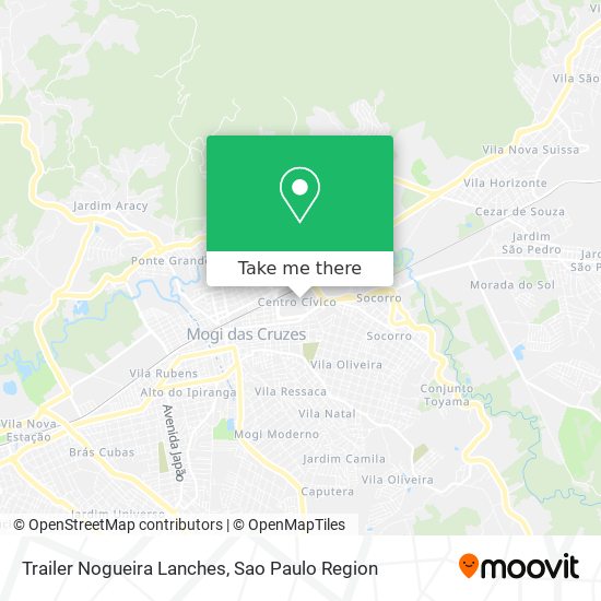 Trailer Nogueira Lanches map