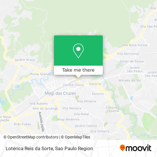 Lotérica Reis da Sorte map