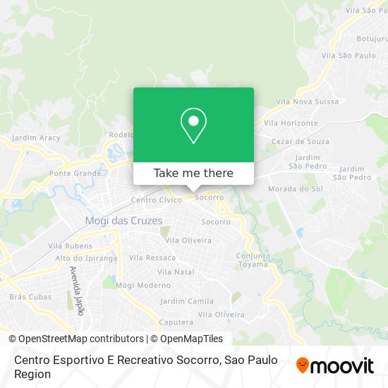 Centro Esportivo E Recreativo Socorro map