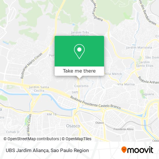 UBS Jardim Aliança map