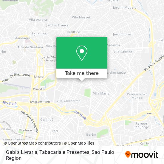 Gabi's Livraria, Tabacaria e Presentes map