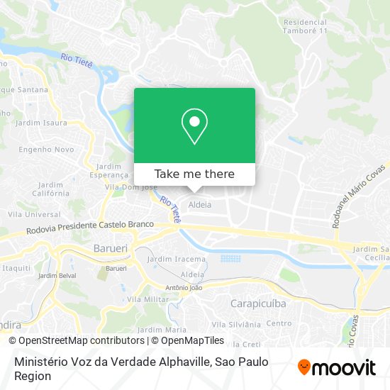 Mapa Ministério Voz da Verdade Alphaville