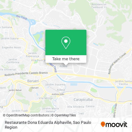 Restaurante Dona Eduarda Alphaville map