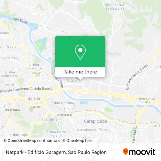 Mapa Netpark - Edifício Garagem