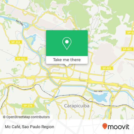 Mapa Mc Café