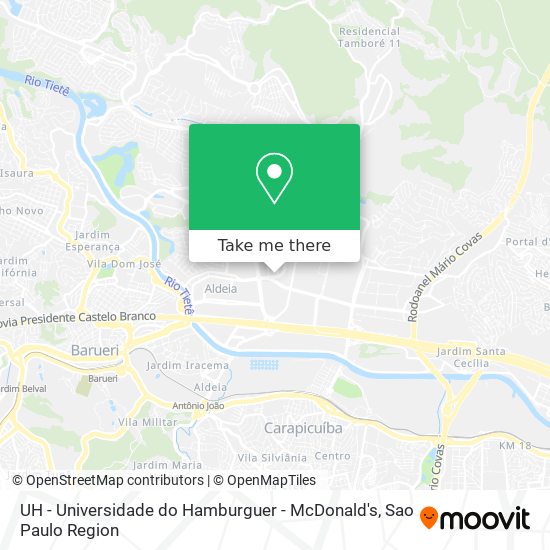 Mapa UH - Universidade do Hamburguer - McDonald's