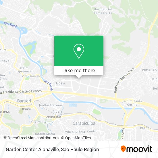 Garden Center Alphaville map