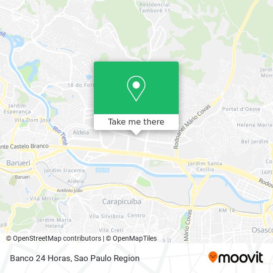 Banco 24 Horas map