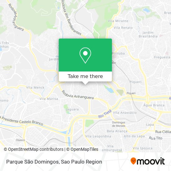 Parque São Domingos map