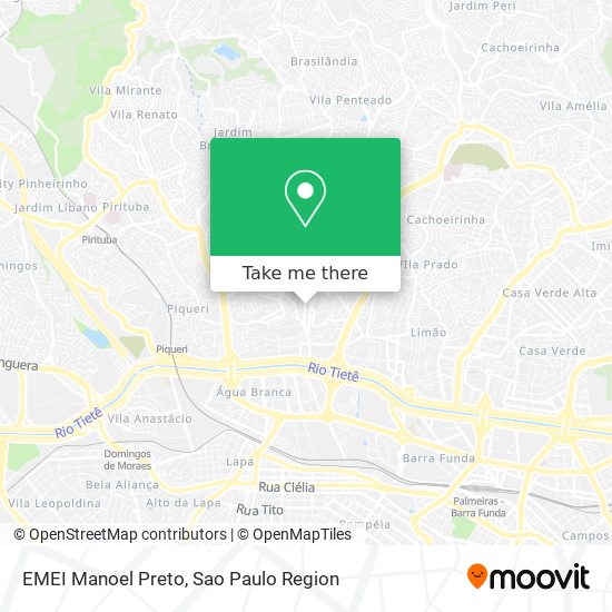 Mapa EMEI Manoel Preto