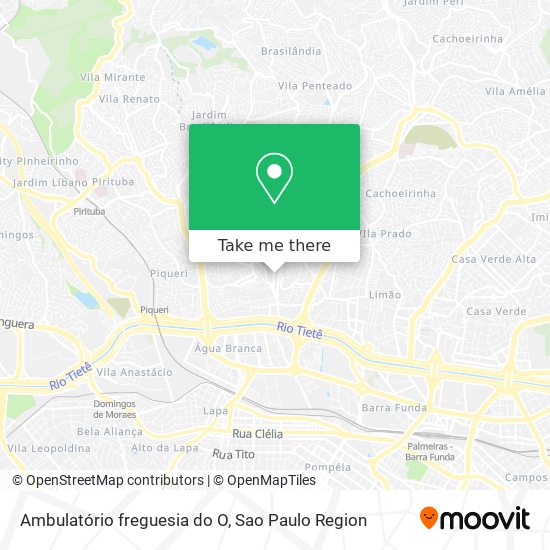Ambulatório freguesia do O map