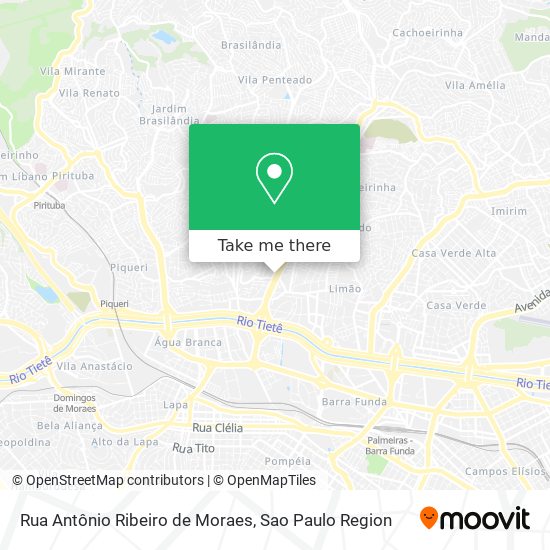 Rua Antônio Ribeiro de Moraes map