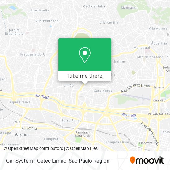 Car System - Cetec Limão map