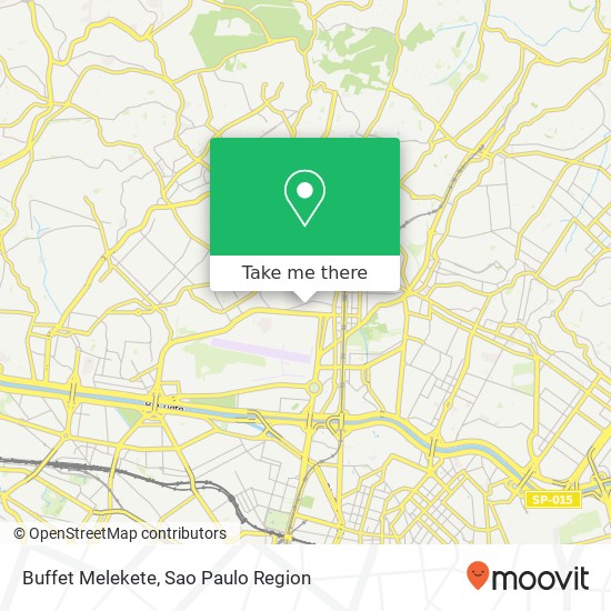 Mapa Buffet Melekete