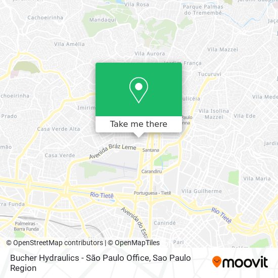 Mapa Bucher Hydraulics - São Paulo Office