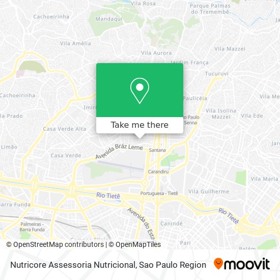 Nutricore Assessoria Nutricional map