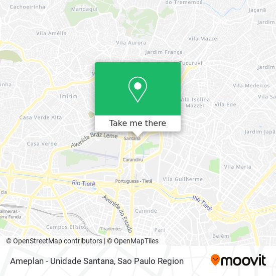 Ameplan - Unidade Santana map