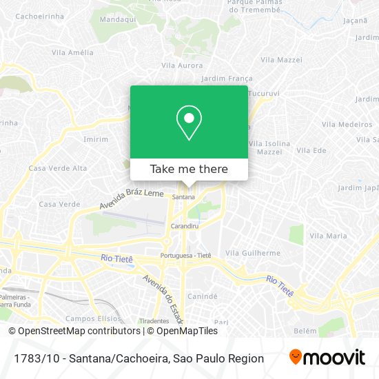 Mapa 1783/10 - Santana/Cachoeira