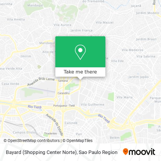 Bayard (Shopping Center Norte) map