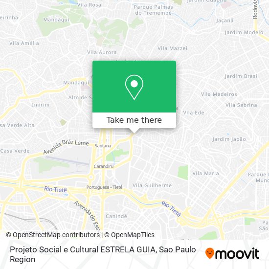 Projeto Social e Cultural ESTRELA GUIA map