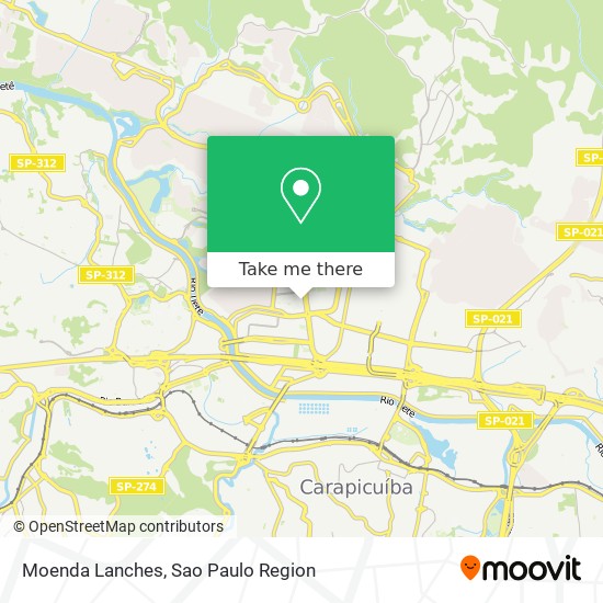 Moenda Lanches map