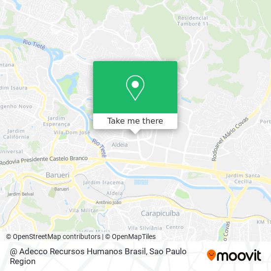 @ Adecco Recursos Humanos Brasil map