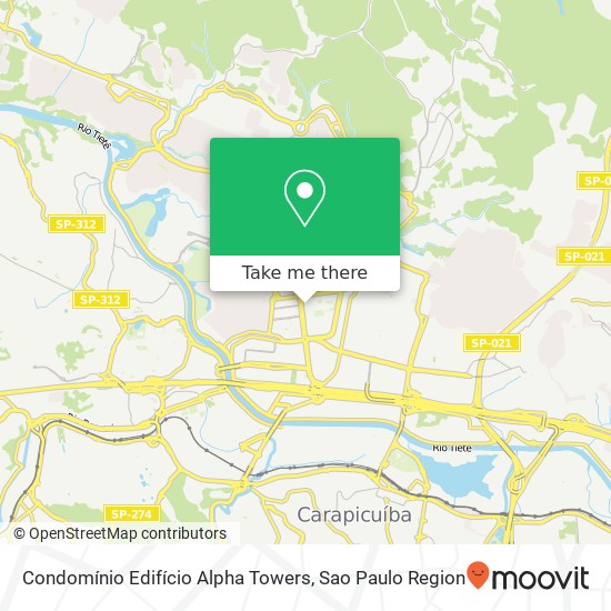 Condomínio Edifício Alpha Towers map