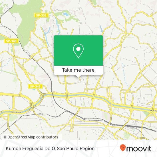 Kumon Freguesia Do Ó map