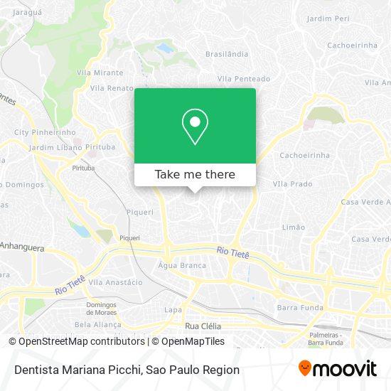 Mapa Dentista Mariana Picchi