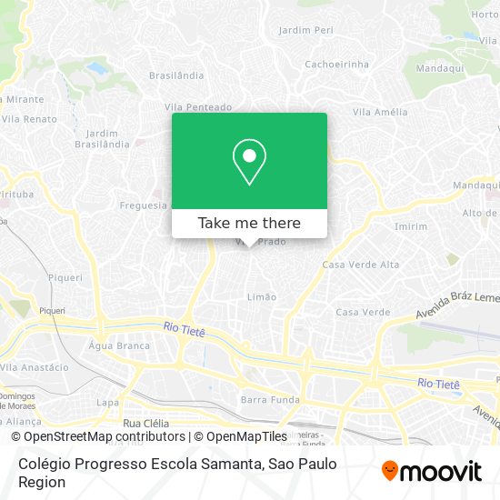 Colégio Progresso Escola Samanta map