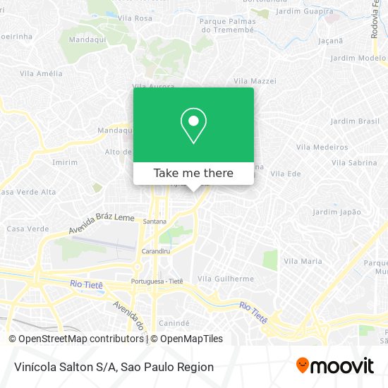 Mapa Vinícola Salton S/A