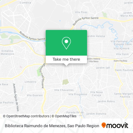 Biblioteca Raimundo de Menezes map