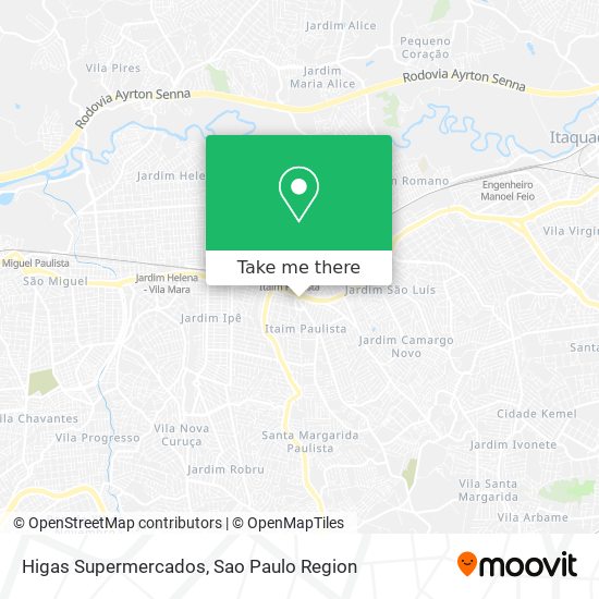 Higas Supermercados map