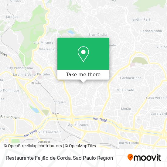 Mapa Restaurante Feijão de Corda